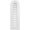 Ekena Millwork Round Top Surface Mount PVC Gable Vent: Functional, w/ 3-1/2"W x 1"P Standard Frame, 12"W x 38"H GVPRT12X3801SF - alternate 1